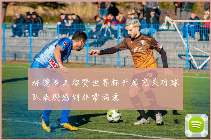 林德洛夫称赞世界杯开局完美对球队表现感到非常满意